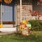 Glitzhome® 30.25" Fall Metal Pumpkins with Barrel Yard Stake
